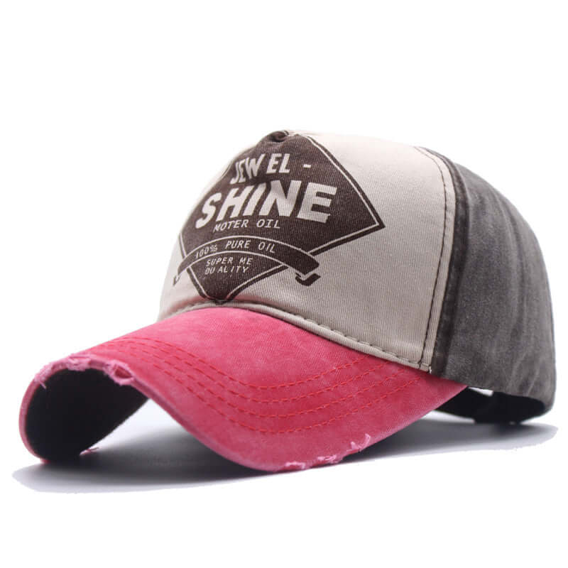 Carpo sano retro contrast color baseball cap