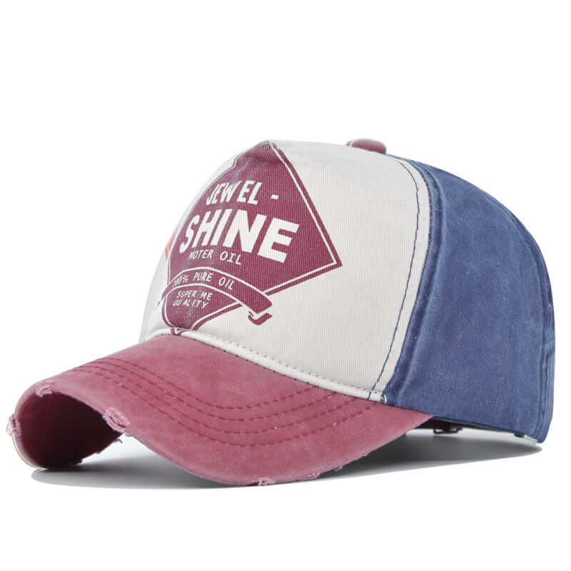 Carpo sano retro contrast color baseball cap