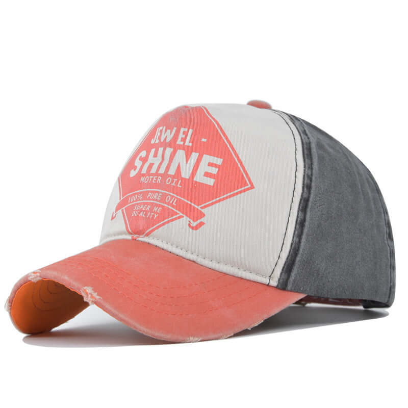 Carpo sano retro contrast color baseball cap