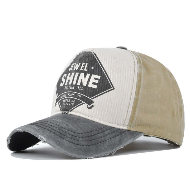 Carpo sano retro contrast color baseball cap