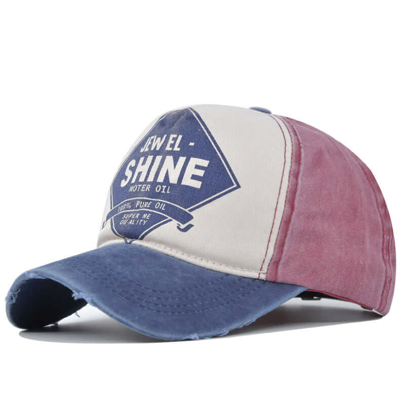 Carpo sano retro contrast color baseball cap