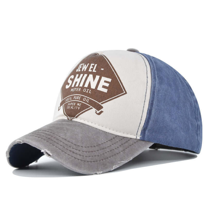 Carpo sano retro contrast color baseball cap