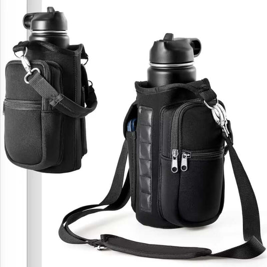 Corpo magnetic water bottle carrier bag with phone pocket