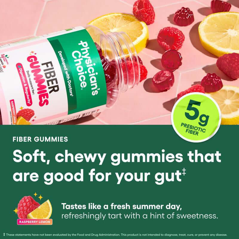 Corpo fiber gummies raspberry lemon vegan